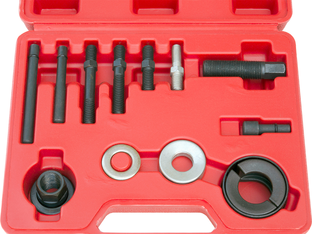 Power steering pump pulley removal deals tool